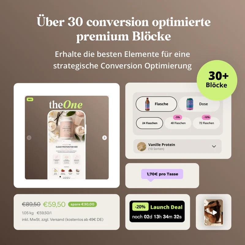 "theOne" Shopify Buybox