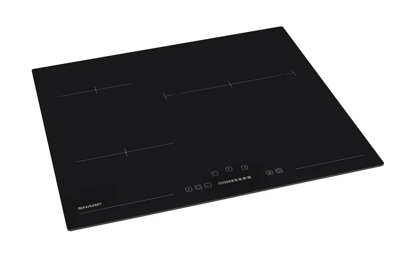Sharp KH-6V13NS0I-EU Built-In 60cm Vitroceramic Hob, Slider Touch Control