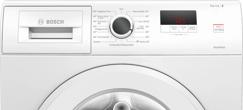 Bosch WGE02471 Waschmaschine 7 kg | EEK A | Hygiene Plus | 1400 U/Min