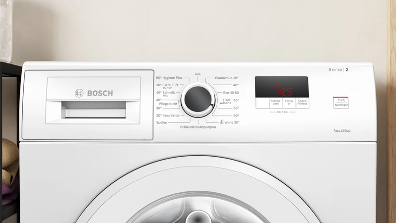 Bosch WGE02471 Waschmaschine 7 kg | EEK A | Hygiene Plus | 1400 U/Min