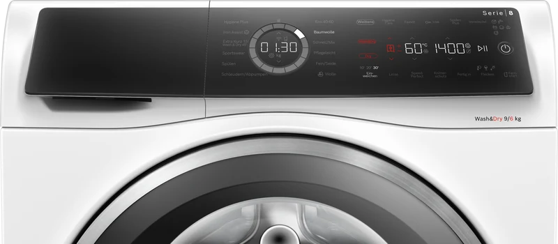 Bosch WNC244070 Serie 8 Waschtrockner 9/6 kg | Home Connect | Flecken-Automatik