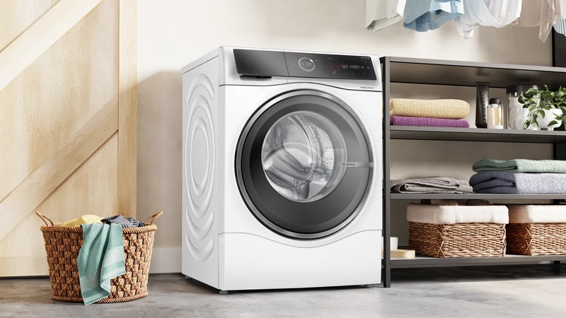 Bosch WNC244070 Serie 8 Waschtrockner 9/6 kg | Home Connect | Flecken-Automatik