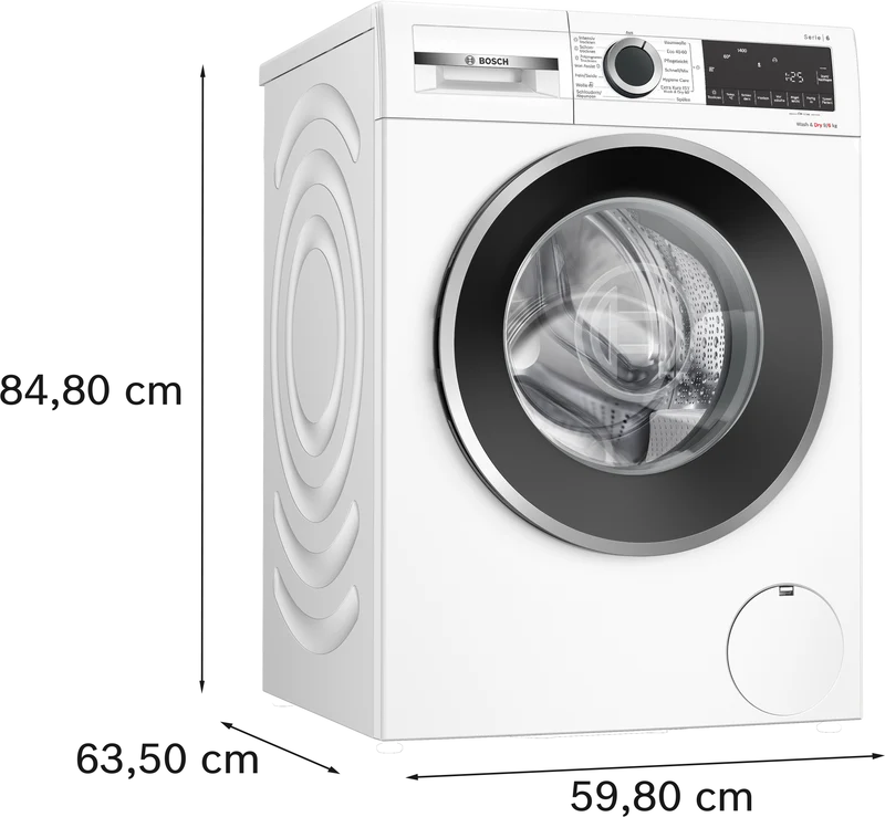 Bosch WNG24442 Serie 6 Waschtrockner 9/6 kg | Fleckenautomatik | EEK A Waschen