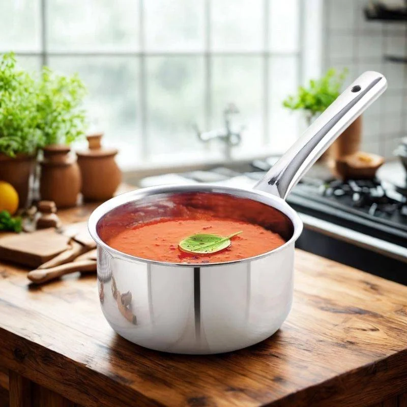 Heavy Duty Induction Bottom Stainless Steel Saucepan