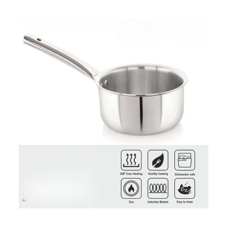 Heavy Duty Induction Bottom Stainless Steel Saucepan