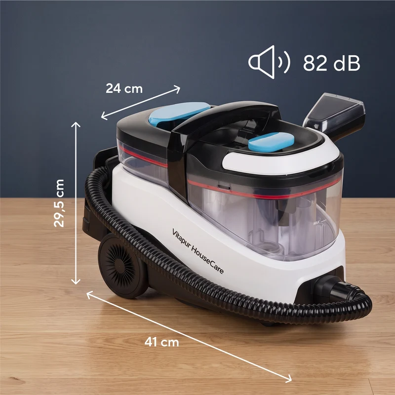 Waschsauger mit Dampf StainMaster HybridPRO 2-in-1 – zur Reinigung von Böden, Kochfeldern, Fliesen, Fenstern und zum Bügeln