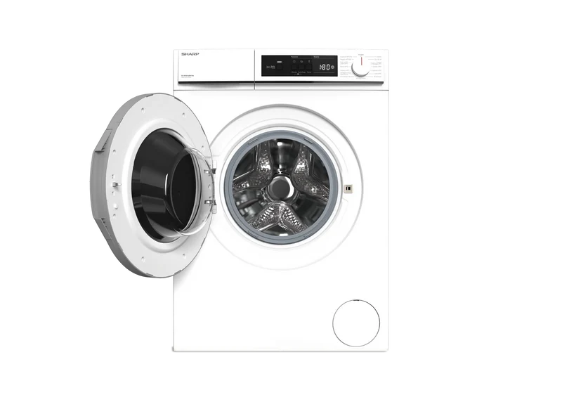 SHARP ES-NFA814BW1NA-IT Freestanding Washing Machine 8 kg 1400 RPM A Class with Advanced Inverter Motor Technology