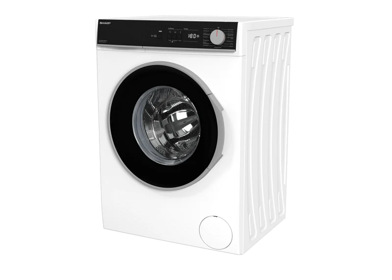 SHARP ES-NFA814BW1NA-DE Freestanding Washing Machine 8 kg 1400 RPM A Class with Advanced Inverter Motor Technology