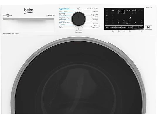 Beko B3DFT510447W Waschtrockner 10/6 kg | 1400 U/Min | SteamCure | ProSmart Motor