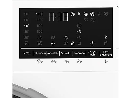 Beko B3DFT510447W Waschtrockner 10/6 kg | 1400 U/Min | SteamCure | ProSmart Motor
