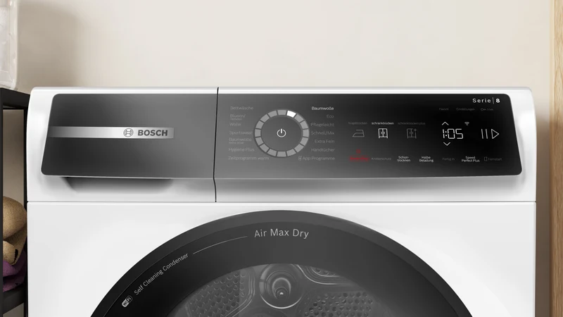 Bosch WRB247C40 Serie 8 9 kg | SelfCleaning Condenser | Reversible Drum Plus