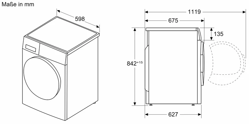 Bosch WRB247C40 Serie 8 9 kg | SelfCleaning Condenser | Reversible Drum Plus