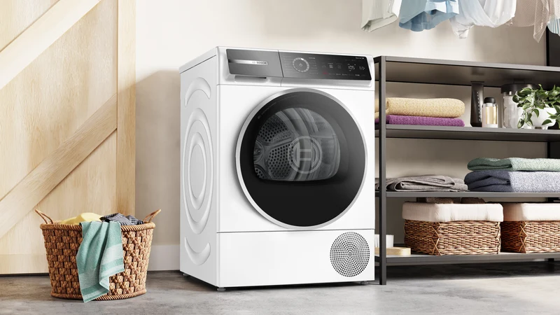 Bosch WQB246CNBY Trockner 9 kg | Home Connect | Iron Assist | Serie 8