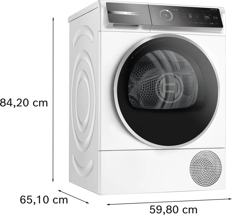 Bosch WQB246CNBY Trockner 9 kg | Home Connect | Iron Assist | Serie 8