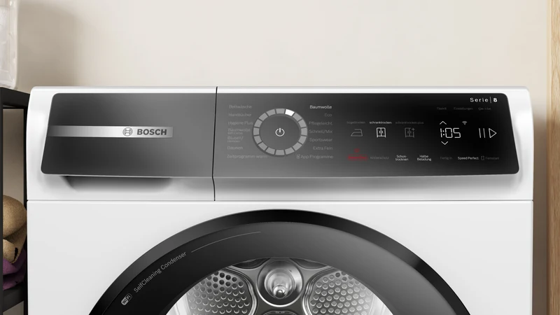 Bosch WQB246D41 Wärmepumpentrockner 9 kg | SelfCleaning Condenser | Smart Dry | Serie 8