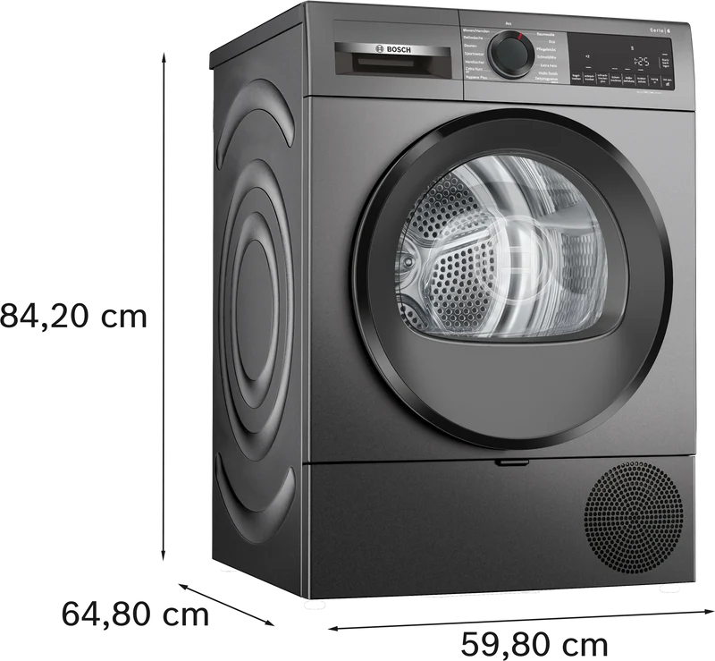 Bosch WQG243DR10 Wärmepumpentrockner 8 kg | AutoDry | SelfCleaning Condenser | Serie 6