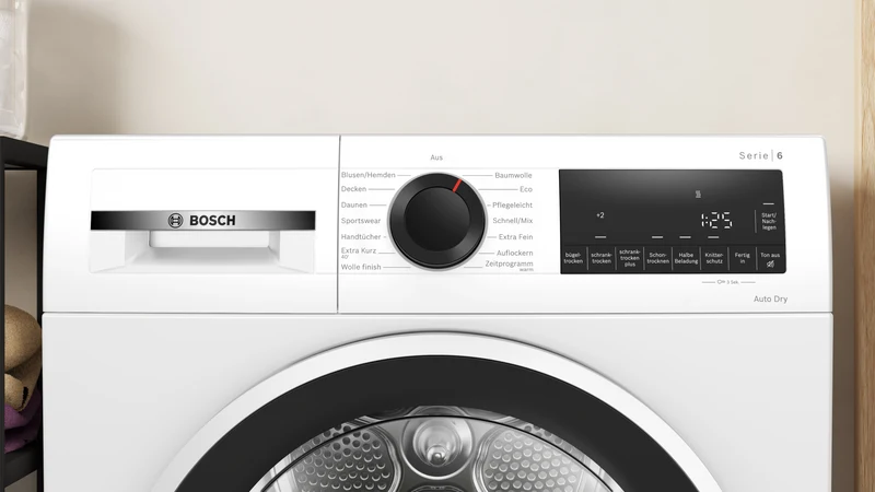 Bosch WQG241001 Wärmepumpentrockner 8 kg | AutoDry | EasyClean | Serie 6