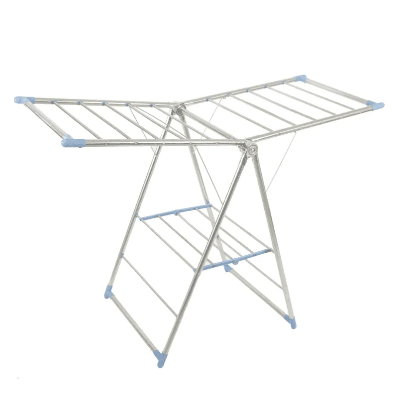 Heavy-Duty Foldable Stainless Steel Cloth Drying Rack