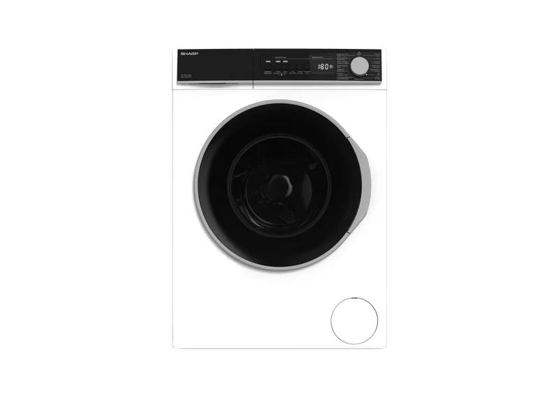 SHARP ES-NB814WNA-BE Freestanding Washing Machine 8 kg 1400 RPM A Class with Steam Technology