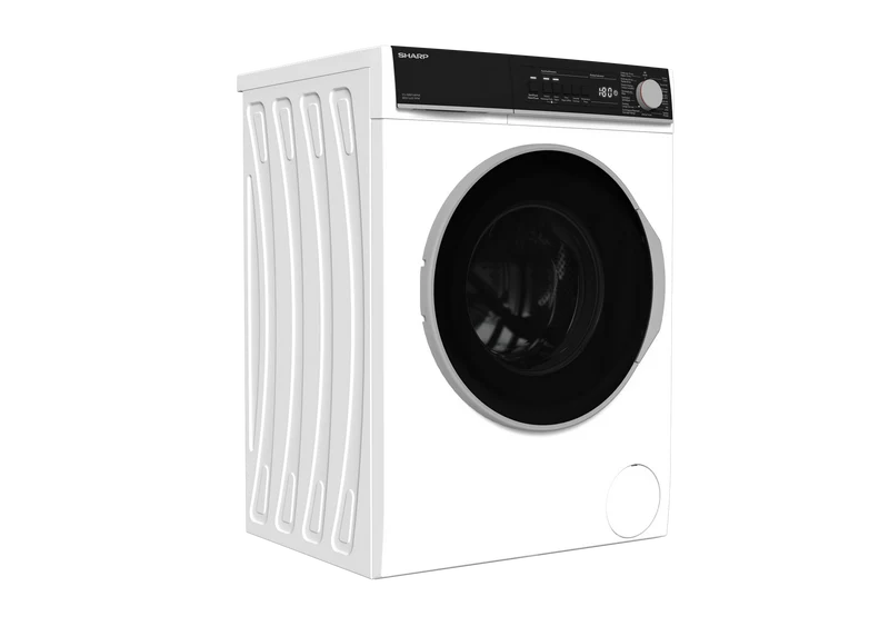SHARP ES-NB814WNA-BE Freestanding Washing Machine 8 kg 1400 RPM A Class with Steam Technology