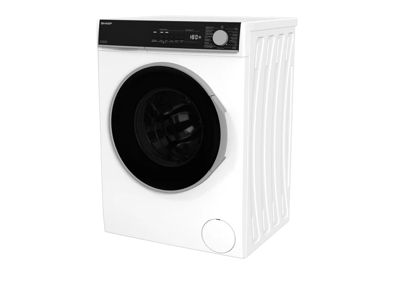 SHARP ES-NB814WNA-BE Freestanding Washing Machine 8 kg 1400 RPM A Class with Steam Technology