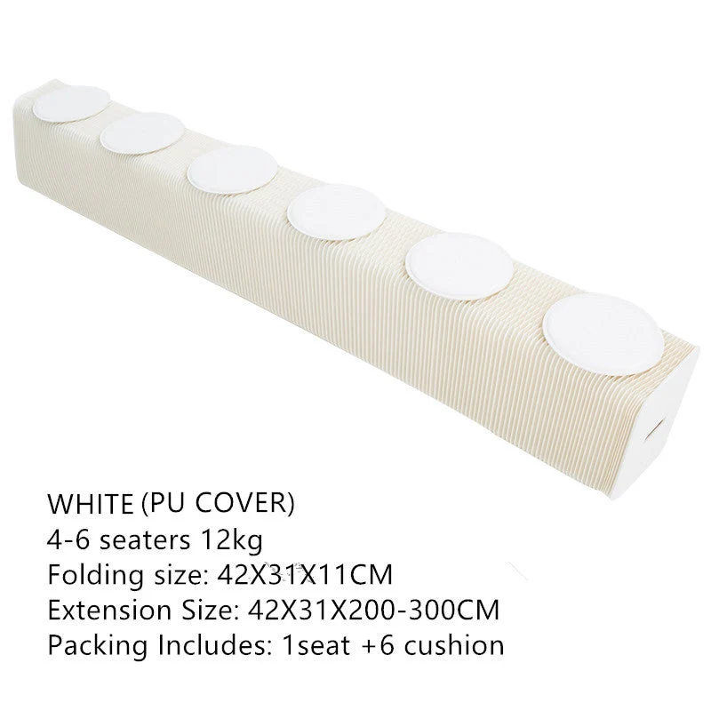Moderner Entwurfs-Akkordeon-faltender Kraftpapierhocker-Sofa-Stuhl