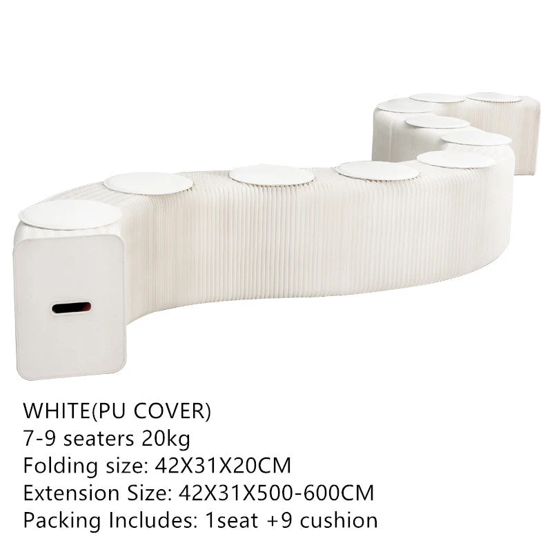 Moderner Entwurfs-Akkordeon-faltender Kraftpapierhocker-Sofa-Stuhl