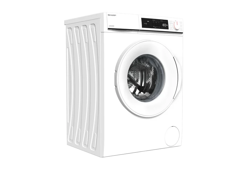 SHARP ES-NFA814BWNA-FR Freestanding Washing Machine 8 kg 1400 RPM A Class with Advanced Inverter Motor Technology