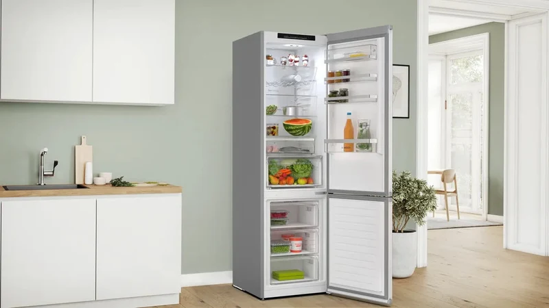 Bosch Kühl-Gefrier-Kombination KGN39EIAF 363L | NoFrost | Edelstahl-Optik