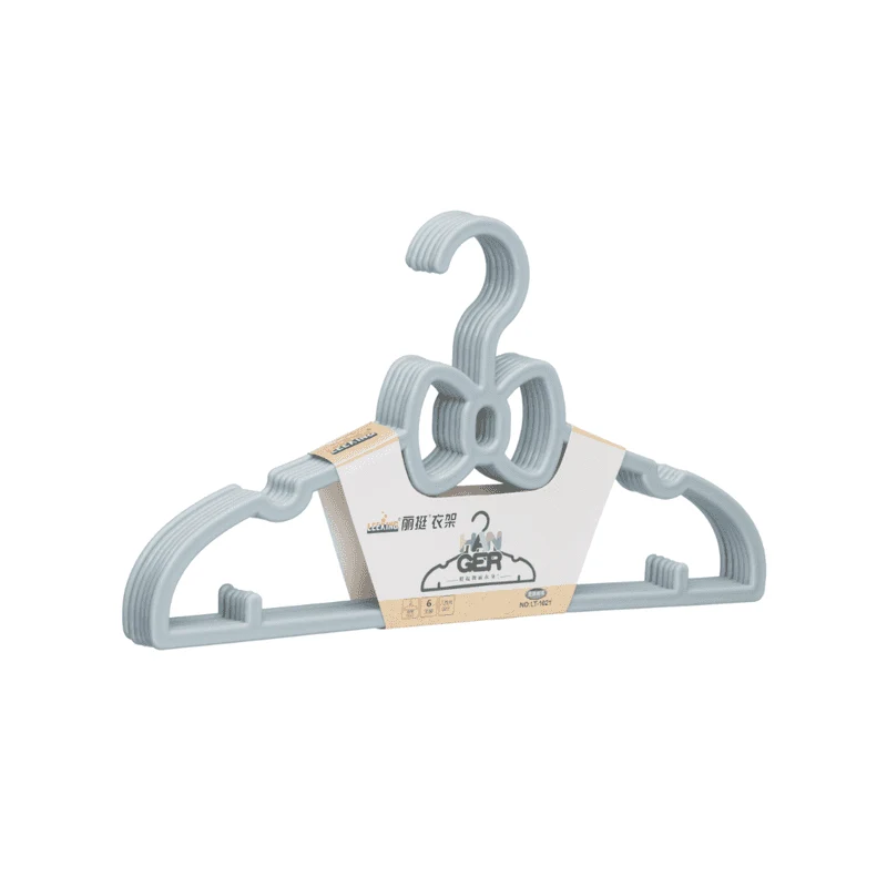 Durable Plastic Baby Clothes Hangers Set (5 Pack)