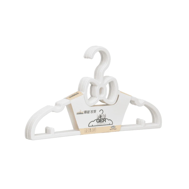 Durable Plastic Baby Clothes Hangers Set (5 Pack)