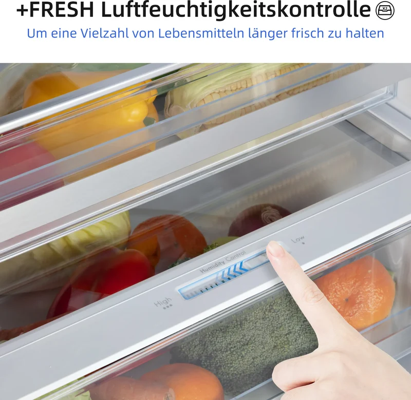 CHiQ GCB377NEIDW Kühl-Gefrier-Kombination NoFrost Inverter