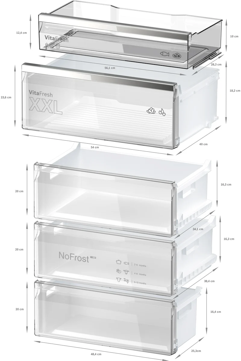 Bosch KGN49AIBT Kühl-Gefrier-Kombination Serie 6 NoFrost