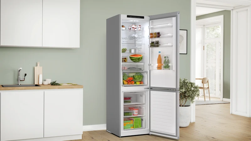 Bosch KGN392LAG Kühl-Gefrier-Kombination VitaFresh NoFrost