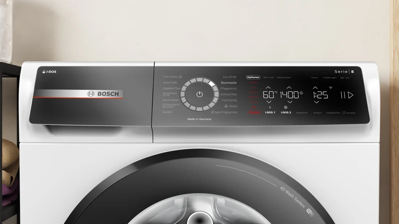 Bosch WGB244A40 Waschmaschine i-DOS | 9 kg | Iron Assist | Home Connect