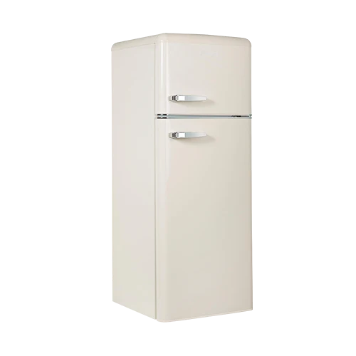 Amica KGC 15635 Beige Kühl-Gefrier-Kombination Retro