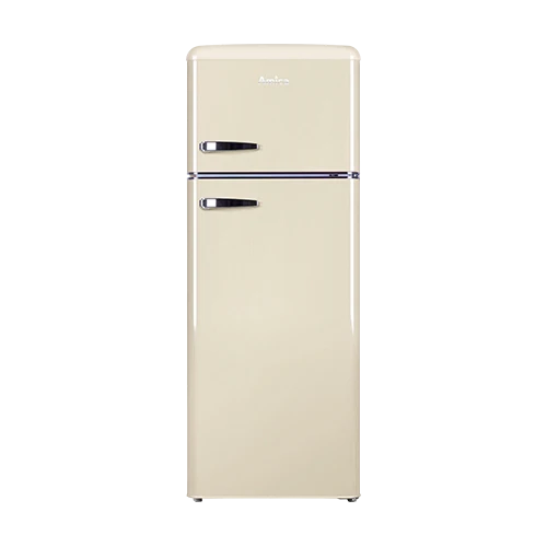 Amica KGC 15635 Beige Kühl-Gefrier-Kombination Retro