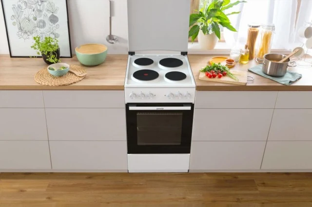 Gorenje GE5A23WH Standherd Elektro Massekochfeld 50cm