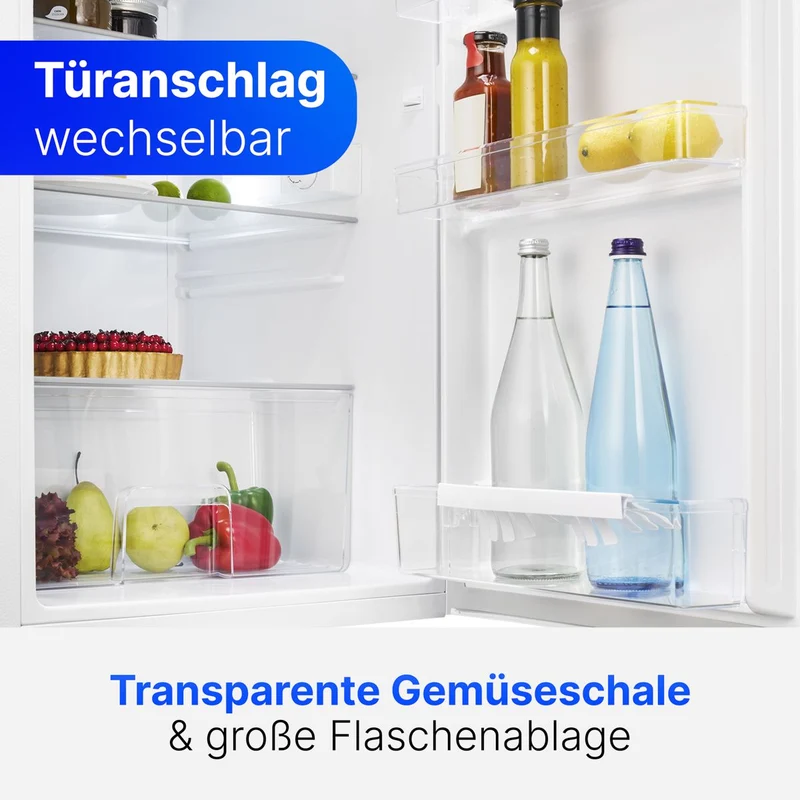 Bomann VS 2195.1 IX Kühlschrank Edelstahl-Optik Kompakt