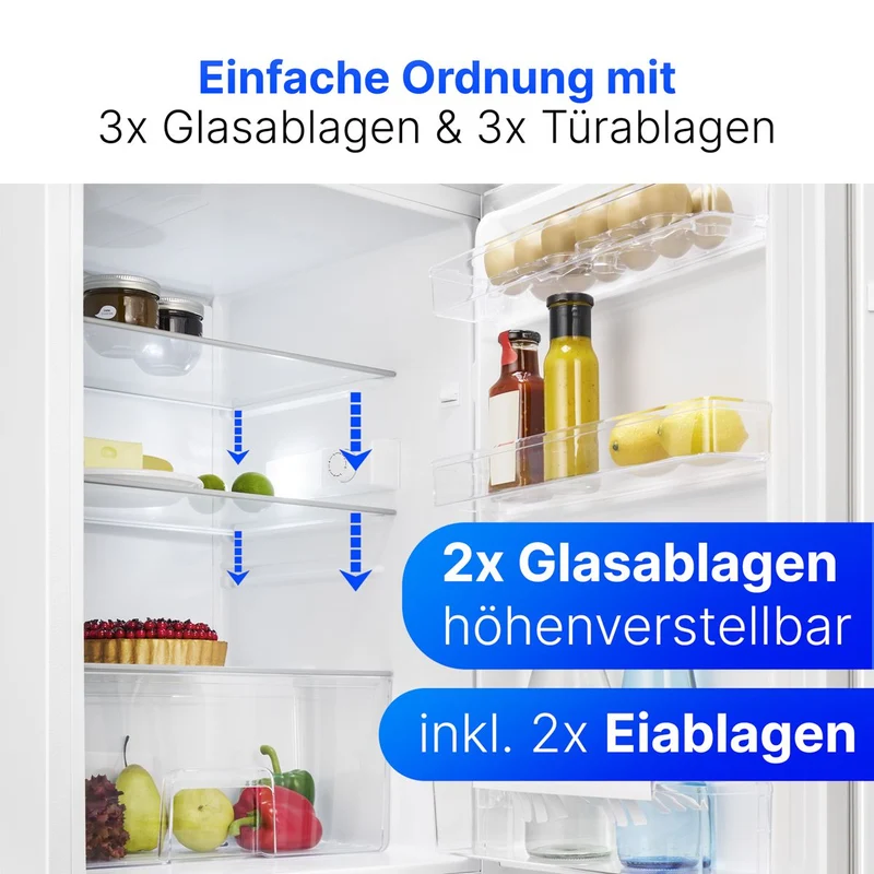 Bomann VS 2195.1 IX Kühlschrank Edelstahl-Optik Kompakt