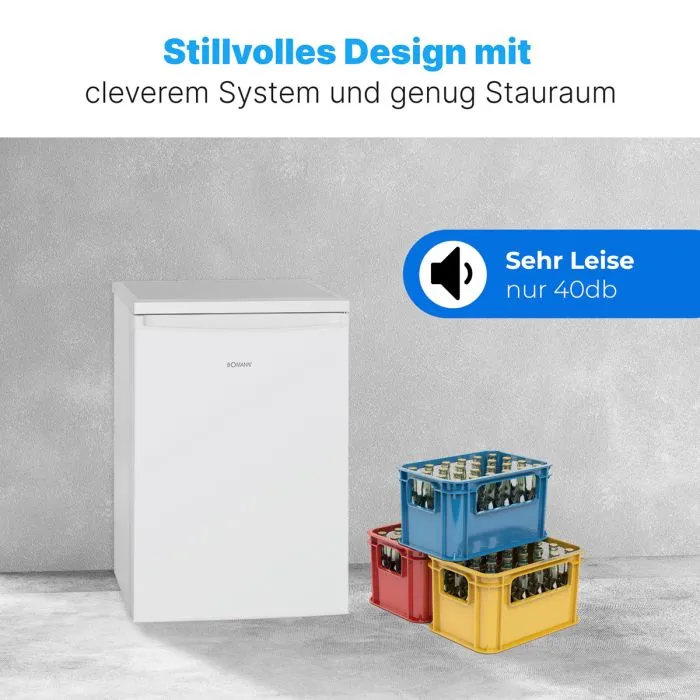 Bomann KS 2184.1 Weiß Kühlschrank Kompakt