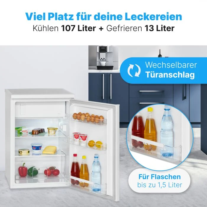 Bomann KS 2184.1 Weiß Kühlschrank Kompakt