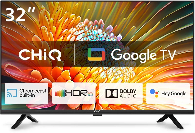 Chiq L32G7B 32" 80cm 16:9 HD LED Google TV bk