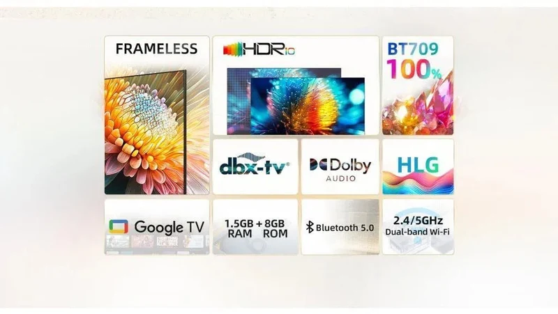 Chiq L32G7B 32" 80cm 16:9 HD LED Google TV bk