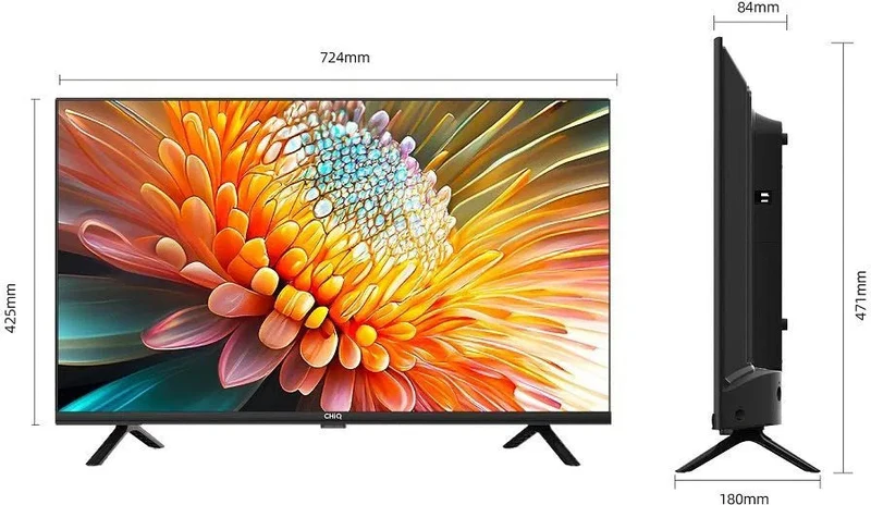 Chiq L32G7B 32" 80cm 16:9 HD LED Google TV bk