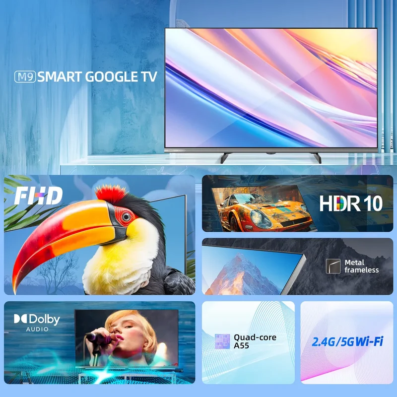 CHiQ L32FM9V Smart TV 32 Zoll Full HD