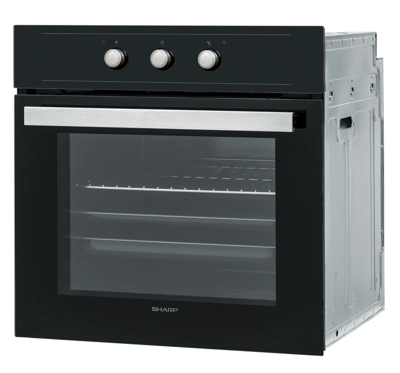 Sharp K-50M22BL2-EU Built-In 65lt. Standard Fan Assisted Oven, Black