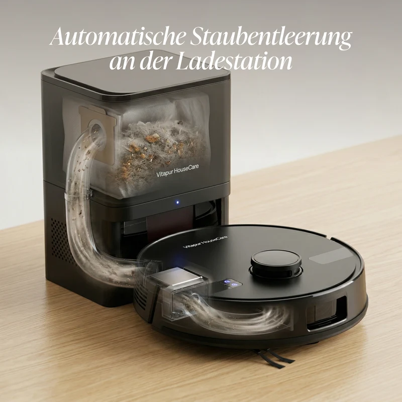 Saugroboter für Trocken- und Nassreinigung mit Station SmartSweep 500 4-in-1 | Pro Series