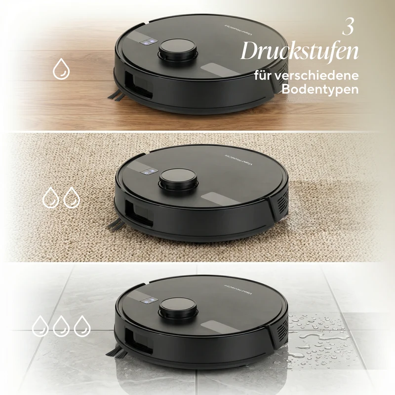 Saugroboter für Trocken- und Nassreinigung mit Station SmartSweep 500 4-in-1 | Pro Series