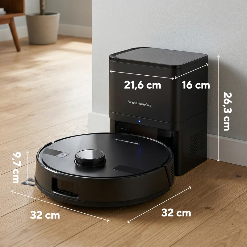 Saugroboter für Trocken- und Nassreinigung mit Station SmartSweep 500 4-in-1 | Pro Series
